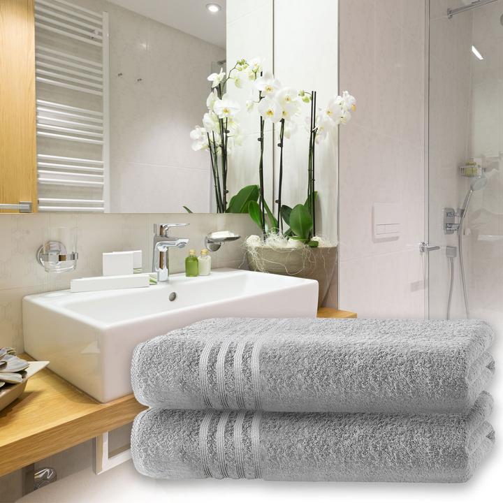 Immagine prodotto Casativo Asciugamani in cotone di lusso, set da 2 (50 x 100 cm)