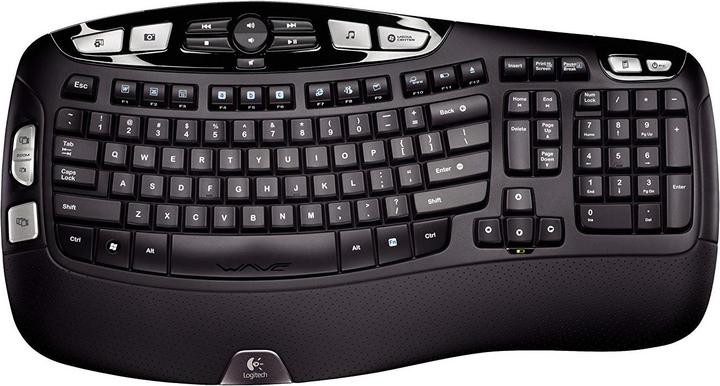Logitech K350 (DE, Kabellos)
