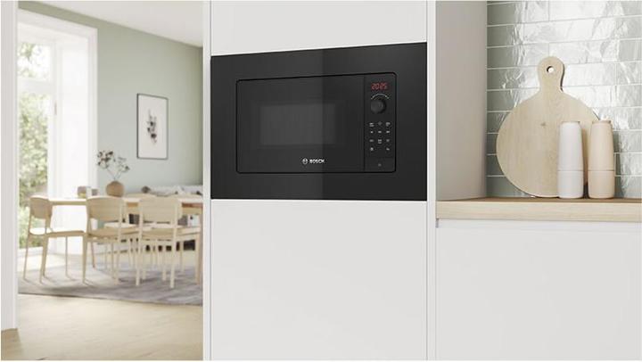 Immagine prodotto Bosch Hausgeräte Serie 2, microonde da incasso, nero, BFL623MB4