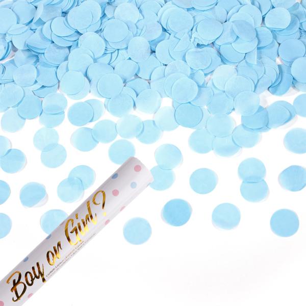 Actual product image Amscan Confetti Cannon Gender Reveal Boy