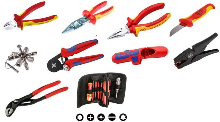 Produktbild Knipex Werkzeugkoffer Robust34 Elektro (26 Teile)