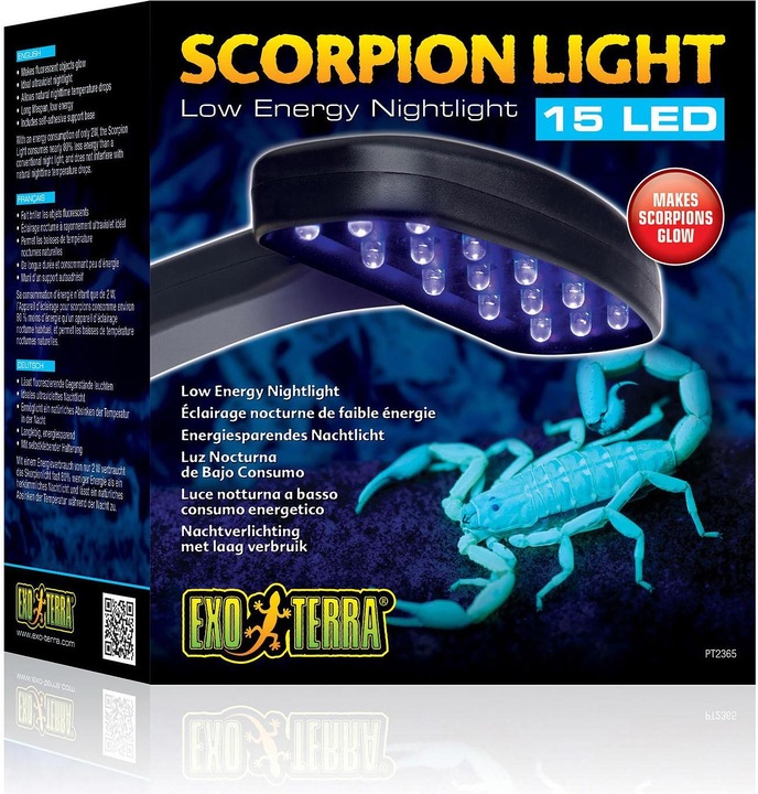 Actual product image Exo Terra Scorpion Light 15 LED (UVB)