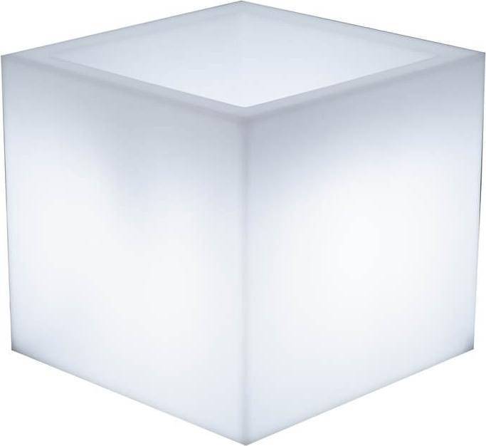 Produktbild Newgarden NARCISO 40 LED Solar Blumentopf beleuchtet für Garten, Balkon + RGB, Akku, Contoller 40x40