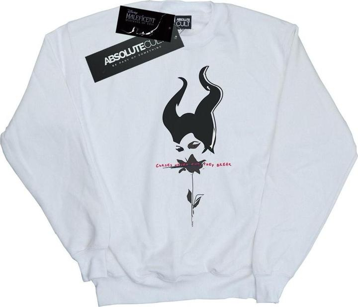 Actual product image Disney Mens Maleficent Mistress Of Evil Curses Don't Break Sweatshirt (M)
