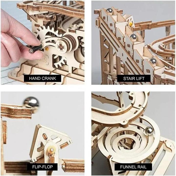 Actual product image Rokr Marble run Roller Coaster