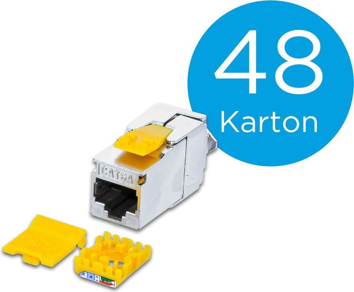 Immagine prodotto Wirewin Modulo Keystone, KAT6A STP, confezione da 48 (Modulo Keystone)