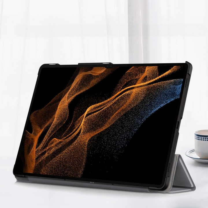Immagine prodotto Cover-Discount Galaxy Tab S9 Ultra - Custodia Smart Tri-fold grigia (Galaxy Tab S9 Ultra)