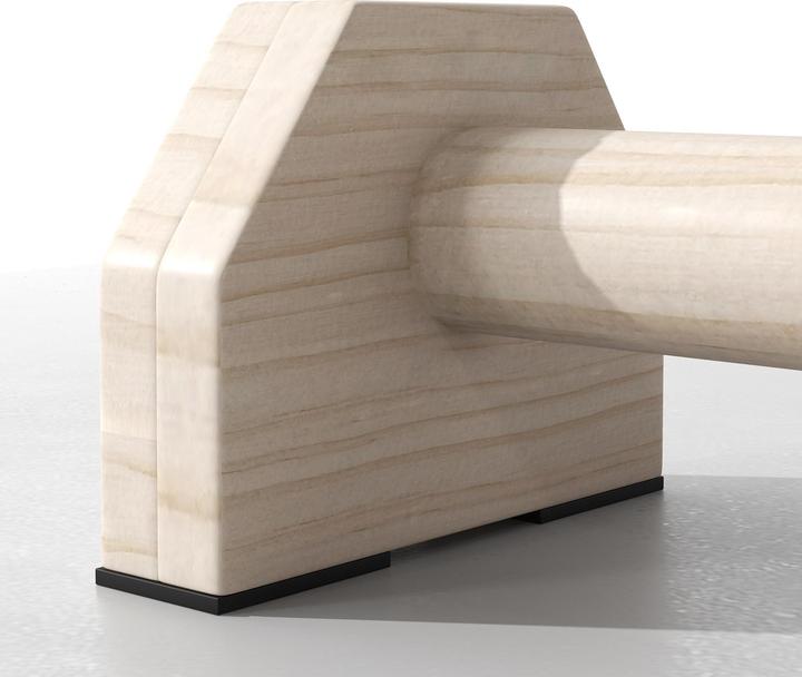 Actual product image SportNow Liegestützgriffe Buchenholz Naturholz