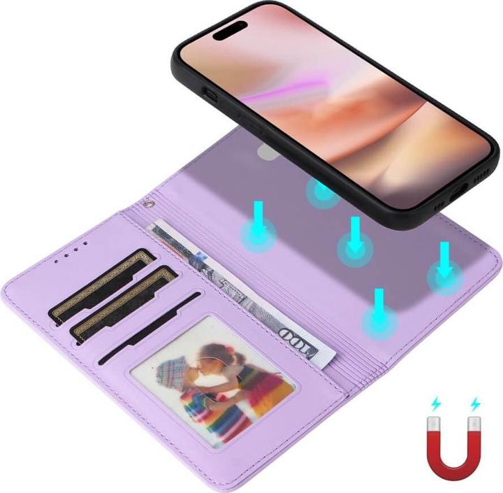 Actual product image Cover-Discount iPhone 16 Plus - Divisible wallet case 2-in-1 mobile phone case (Apple iPhone 16 Plus)