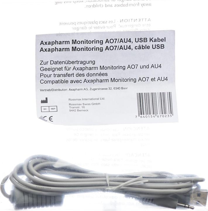 Image du produit Axapharm AO7/AO8/AU4 câble USB