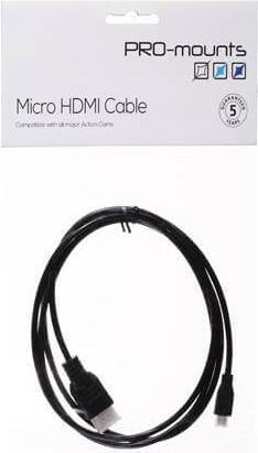 Produktbild PRO-mounts Micro HDMI Kabel für GoPro (2 m, HDMI)