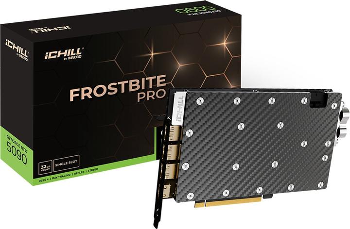 Produktbild Inno3D RTX5090 iChill Frostbite Pro 32GB GDDR7 HDMI 3xDP (32 GB)