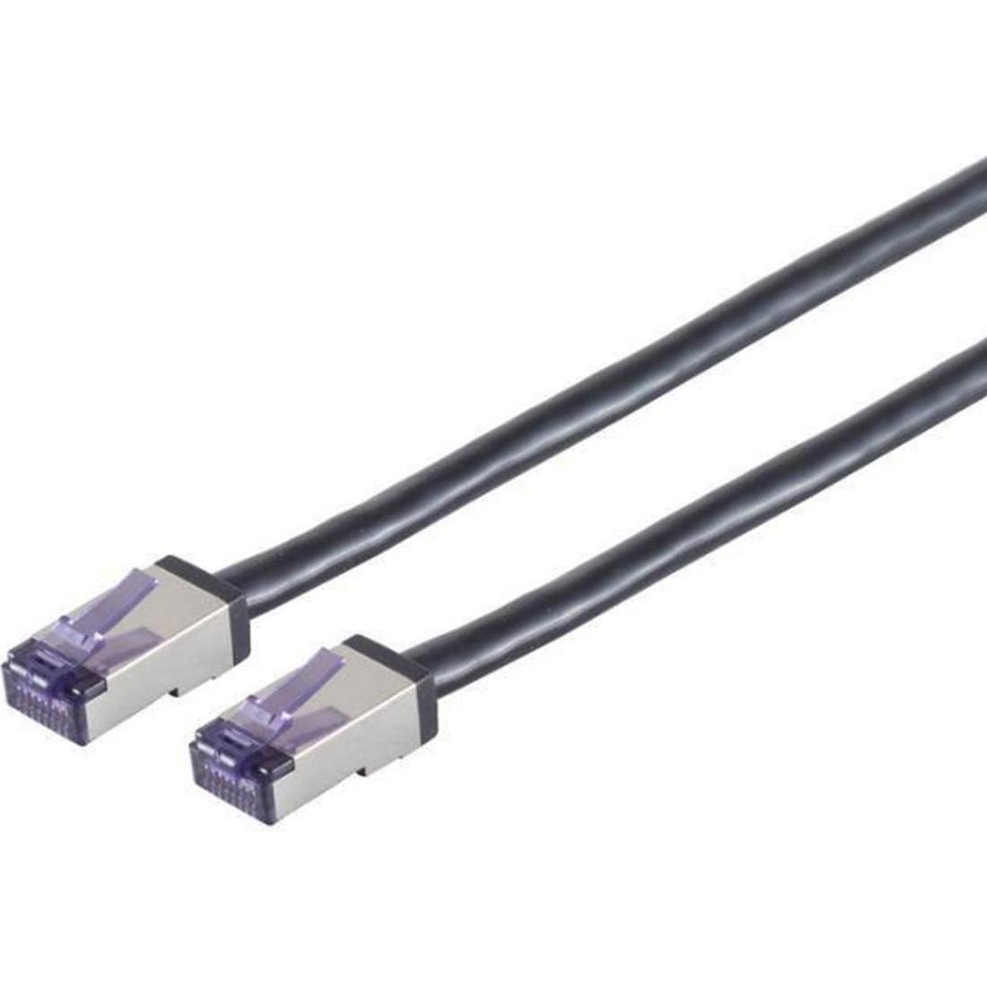 Lanview HIGH-FLEX Cat6a S/FTP Black 3m Ultra-Flex Shielded (S/FTP, CAT6a, 3 m), Netzwerkkabel