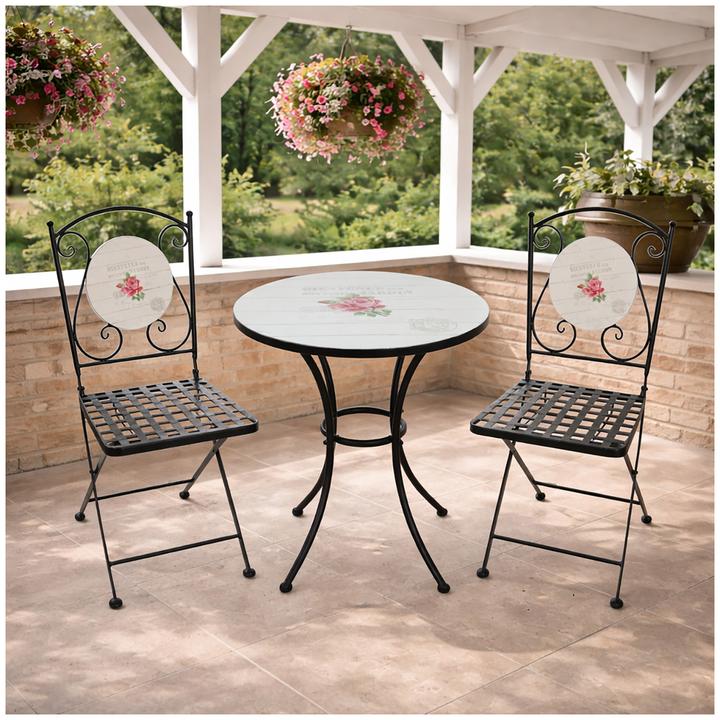 Produktbild HTI-Living Tisch und 2 Stühle Celia Bienvenue