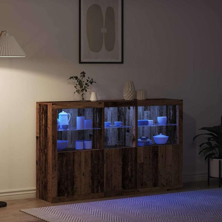 Image du produit vidaXL LED-Sideboard (37 x 37 x 100 cm)