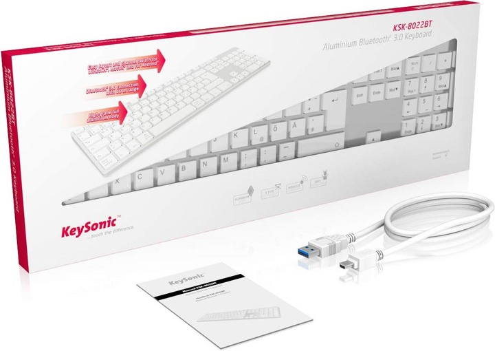 Actual product image KeySonic KSK-8022BT (DE, Wireless)