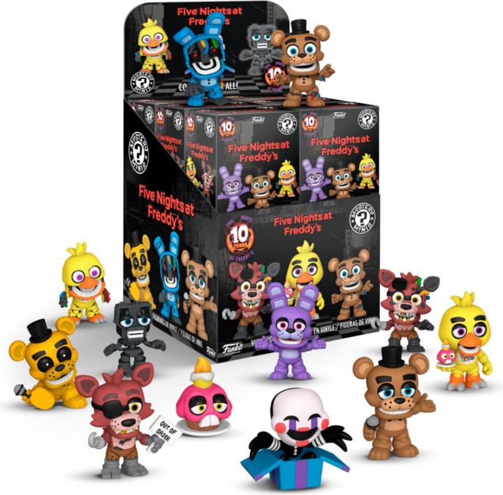 Funko Minifigure di Five Night's at Freddy Mystery Minis FNAF (10 anni di anniversario) 5 cm Display (12)