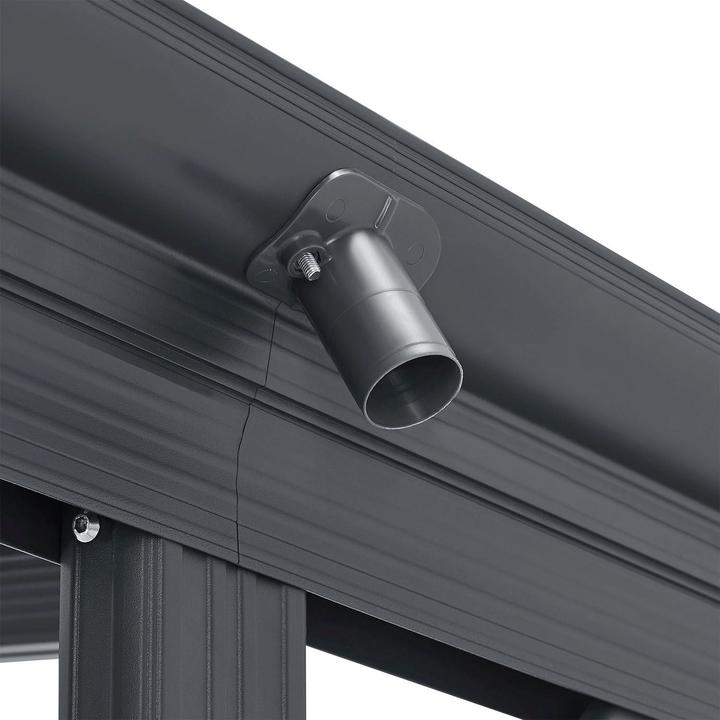 Actual product image Juskys Carport with arched roof