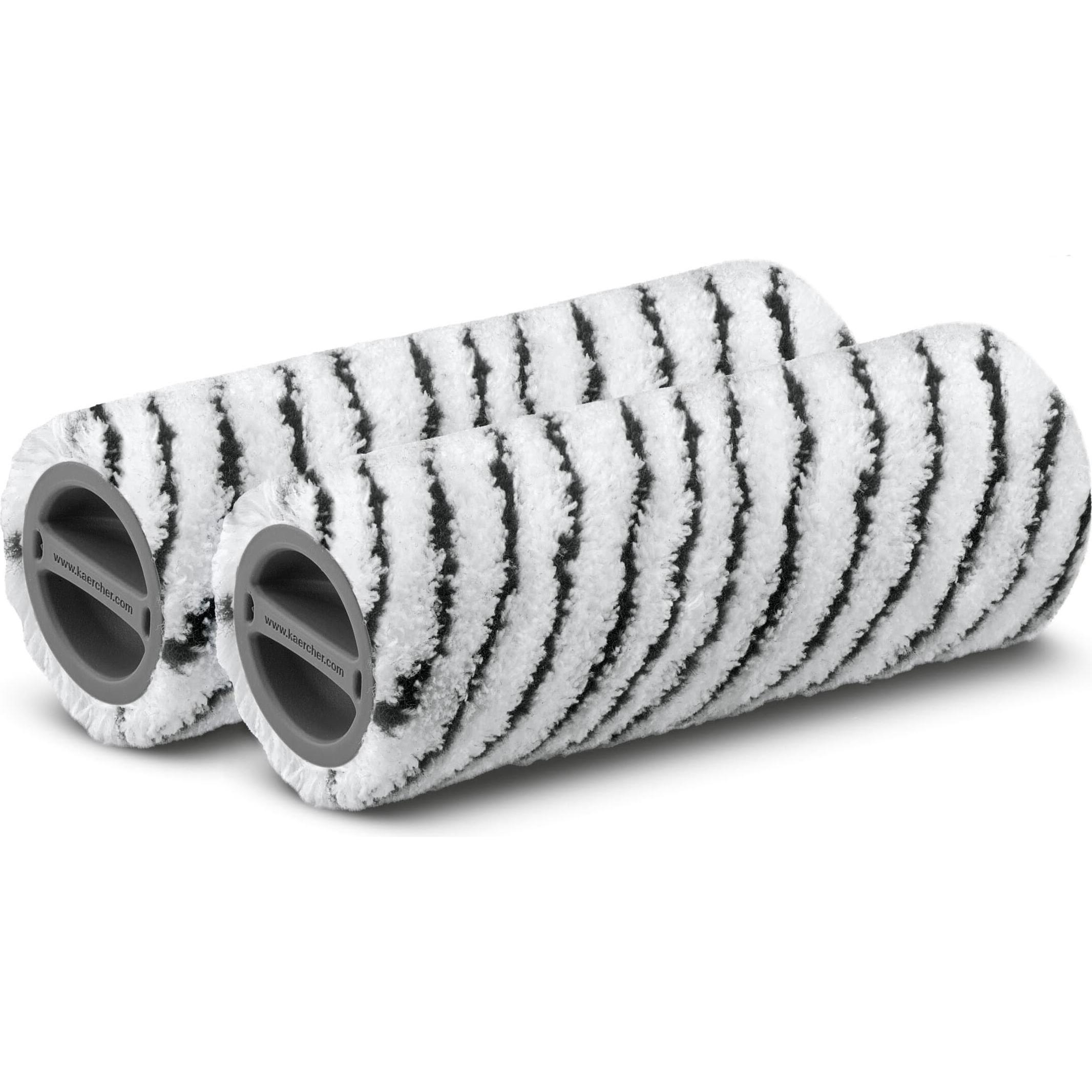 Kärcher Set di rulli per pavimenti in pietra, Accessori per idropulitrici, Bianco, Nero