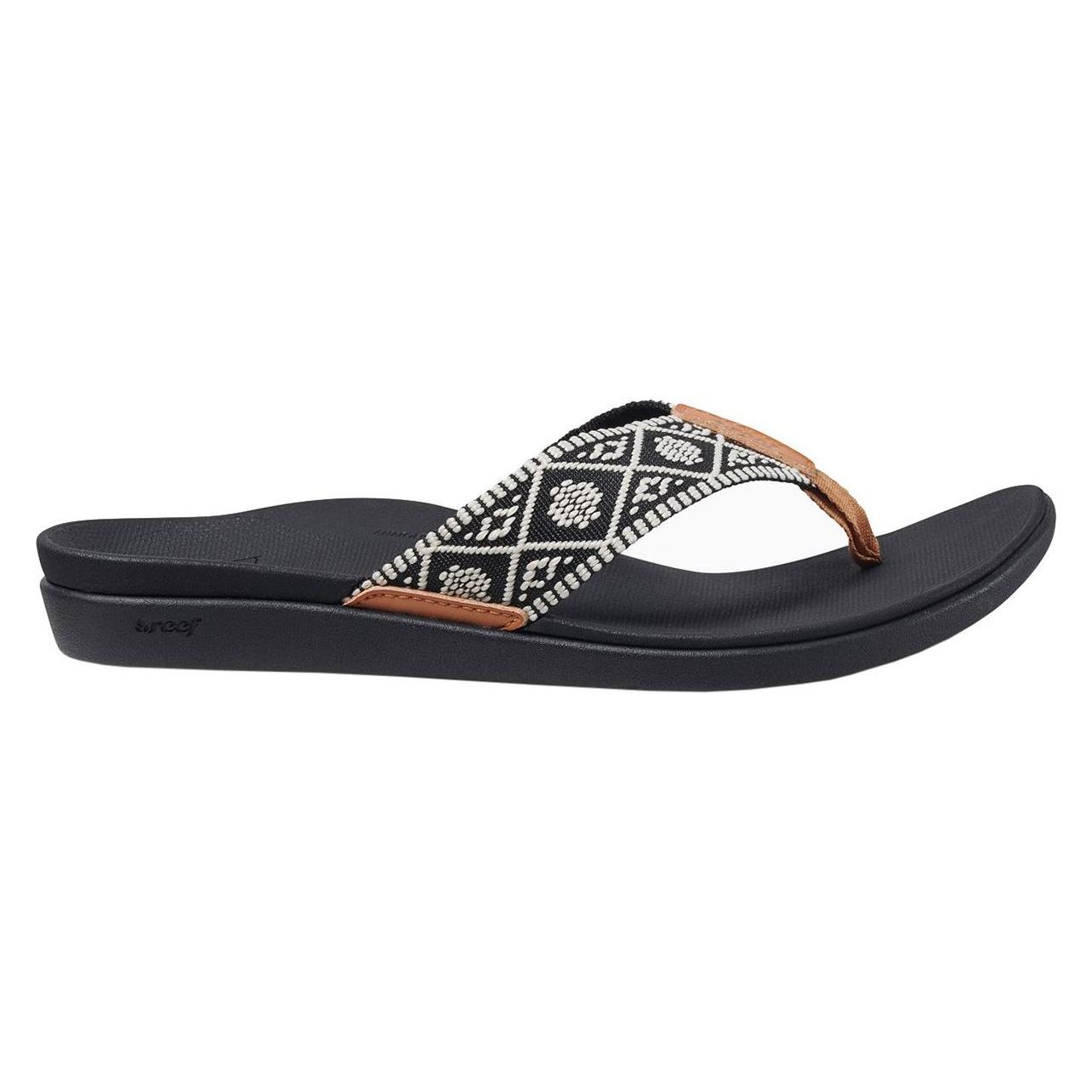 Reef, Vrouwen, Flip-flop, Stuiter Geweven, Zwart, (36)