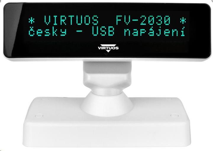 Actual product image Virtuoso VFD zák.displej FV-2030W,,USB, oil