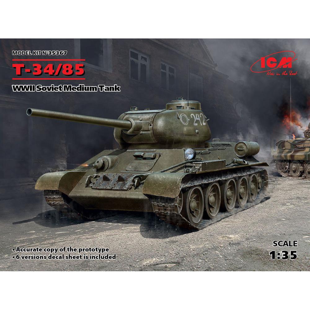 ICM T-34-85, WWII Soviet Medium Tank