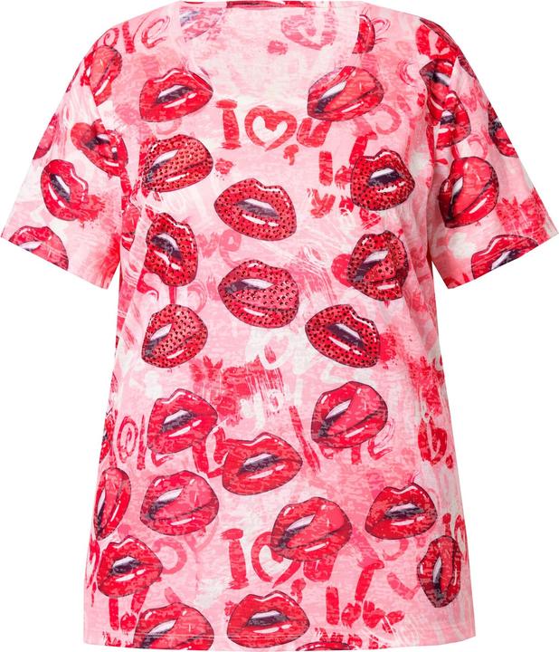 Produktbild Angel of Style T-Shirt, Komfort Fit, Kussmund-Print (60)