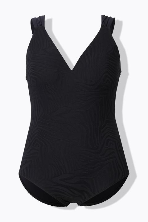 Actual product image Ulla Popken Tiger Texture Swimsuit (48)