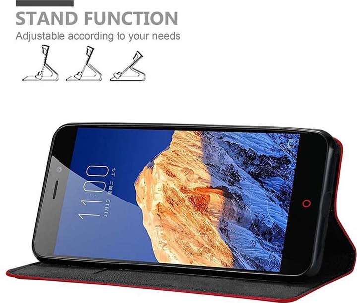 Actual product image Cadorabo Book Invisible Magnet Cover (ZTE Nubia N1)