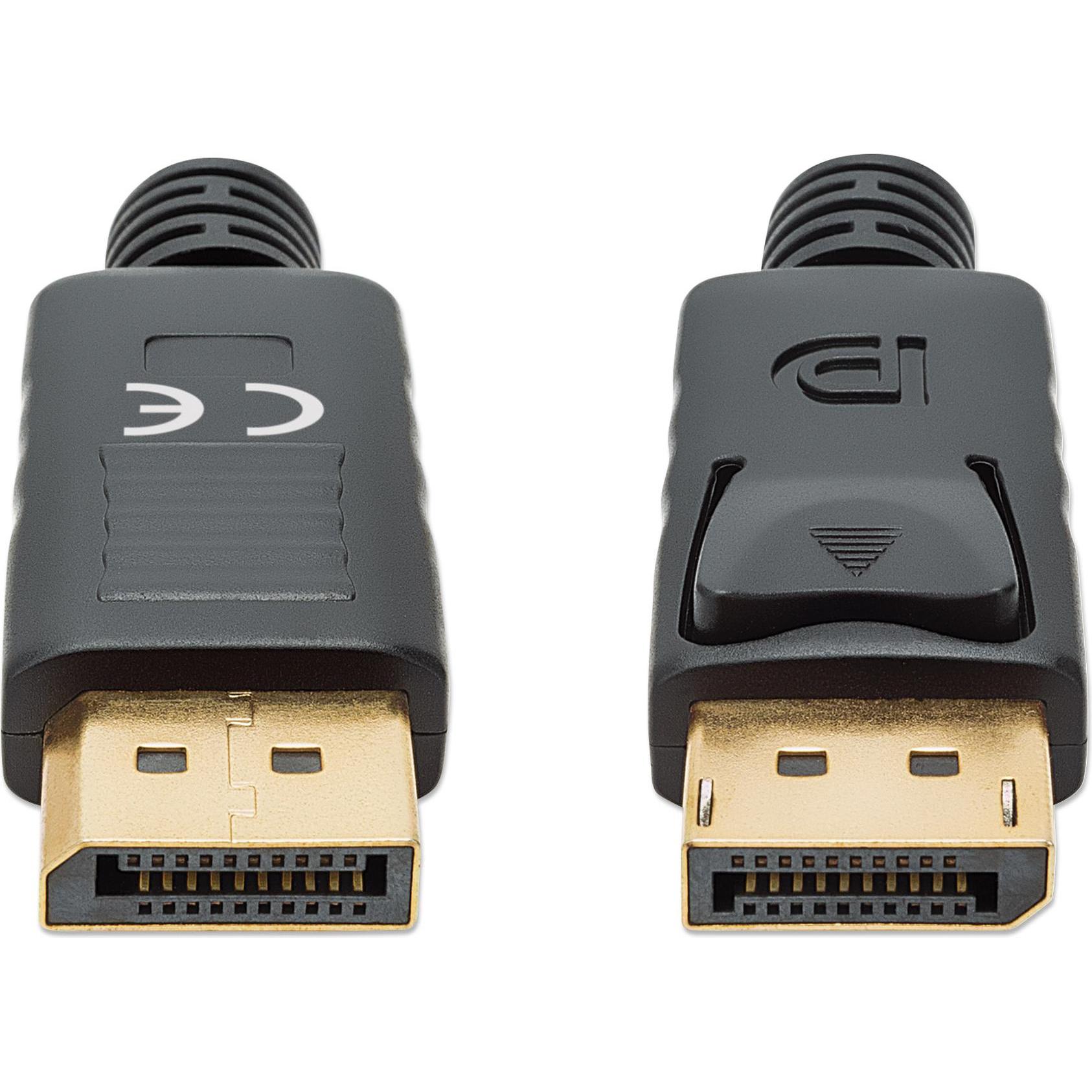 Thumbnail - Manhattan 8K@60Hz DisplayPort 1.4 Kabel (1 m, DisplayPort), Video Kabel