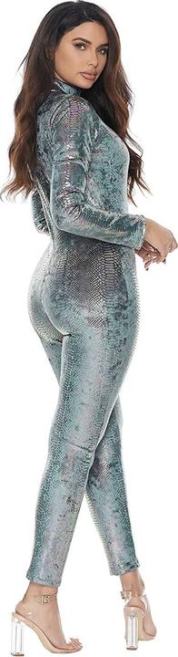 Produktbild Forplay Reptilien Catsuit silber (L, XL)