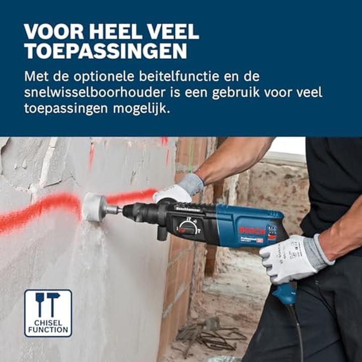Actual product image Bosch Professional Rotary hammer drill with SDS plus GBH 2-26 F, carry case (Electrical connection)