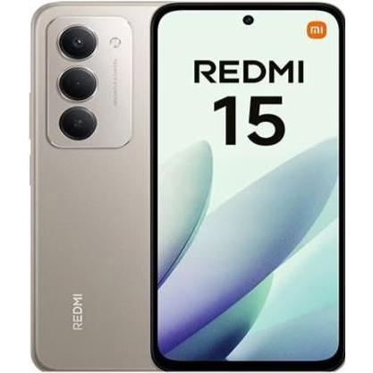 Xiaomi Redmi 15 5G Dual Sim 4GB RAM 128GB - Titan Grey (128 GB, Titan Grey), Smartphone, Grau