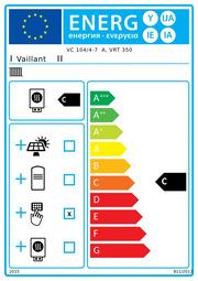 Energie-Label Vaillant Paket