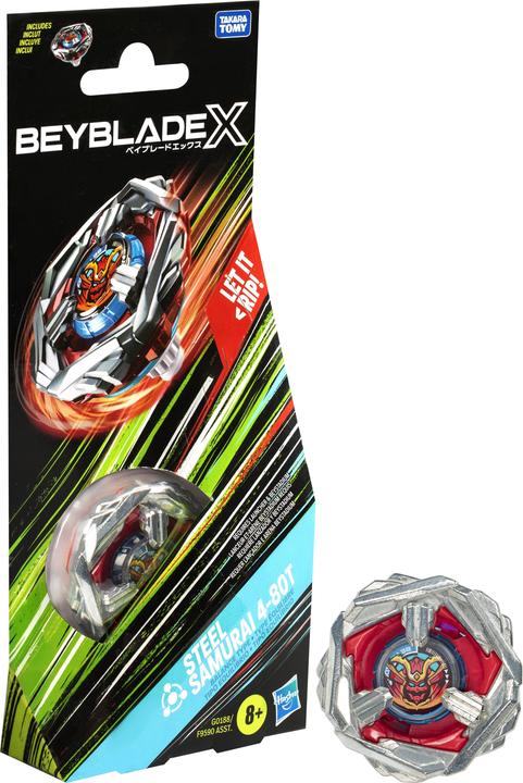 Hasbro Beyblade X Steel Samurai 4-80T Spinning Top Booster Pack