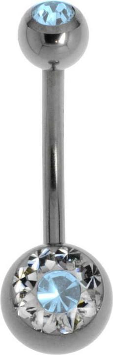 Actual product image Bijouteria Bellypiercing (Titanium, Swarovski Crystal)