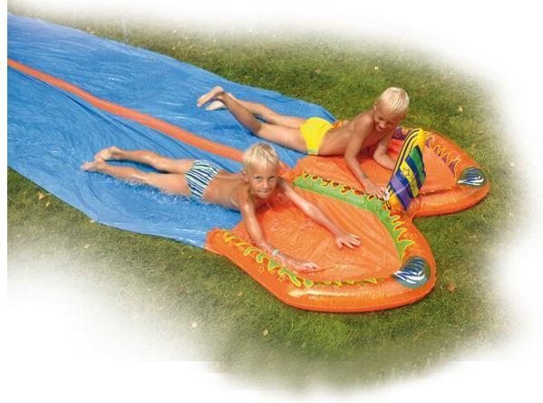 Produktbild Happy People Wasserrutsche Doppelbahn (6.50 m)