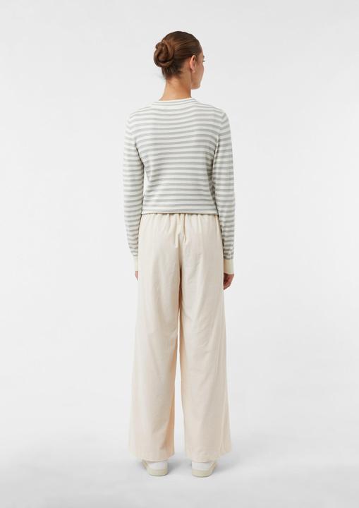 Produktbild Comma Strickpullover Gestreifter Feinstrickpullover aus Viskosemix (40)