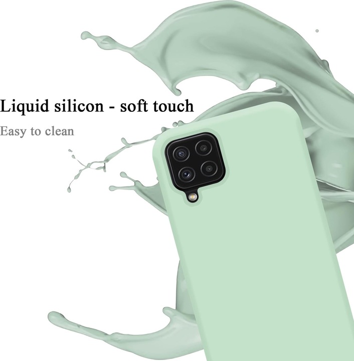 Actual product image Cadorabo TPU Liquid Silicone Case Cover (Samsung Galaxy M22, Samsung Galaxy A22, Samsung Galaxy A32)