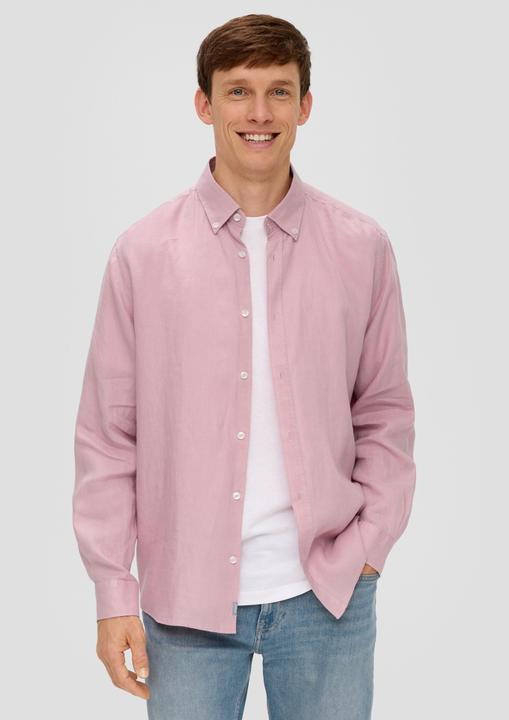 Image du produit s.Oliver Hemd Leinenhemd mit Button-Down-Kragen (XL)