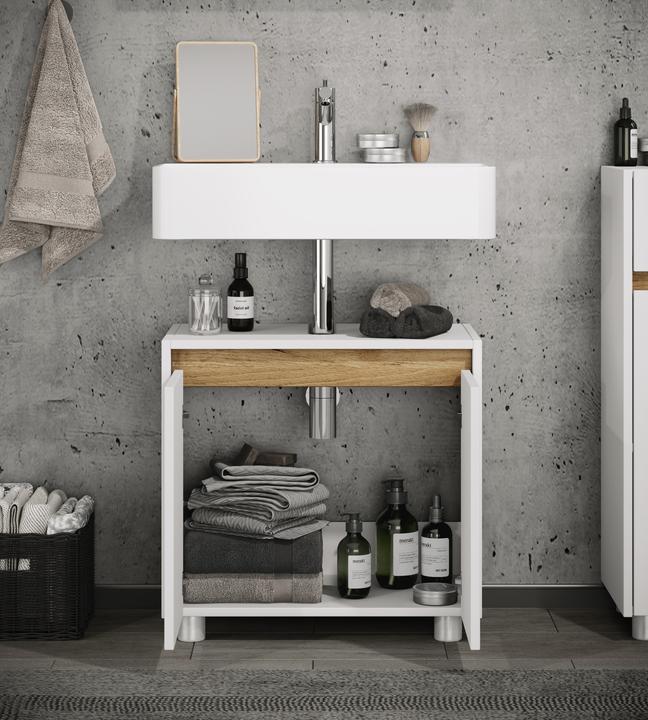 Produktbild VCM Holz Badschrank Badunterschrank Cosila (57 x 33 x 55 cm)