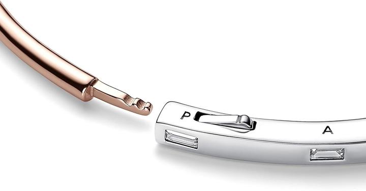 Immagine prodotto Pandora Bracelet (19 cm, Argento, Oro rosa)