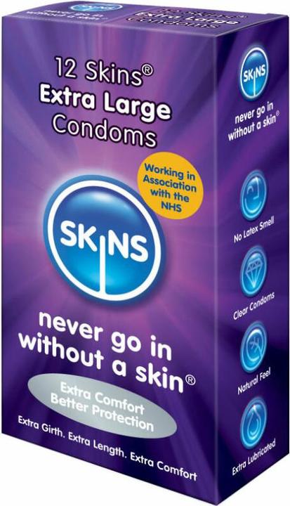 Actual product image Skins Extra Large 12s (12 pcs.)