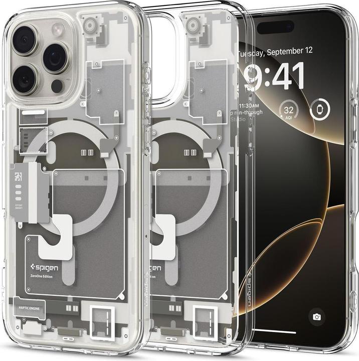 Image du produit Spigen Ultra Hybrid MAG iPhone 16 Pro MagSafe zero one natural titanium ACS08137 (Apple iPhone 16 Pro)