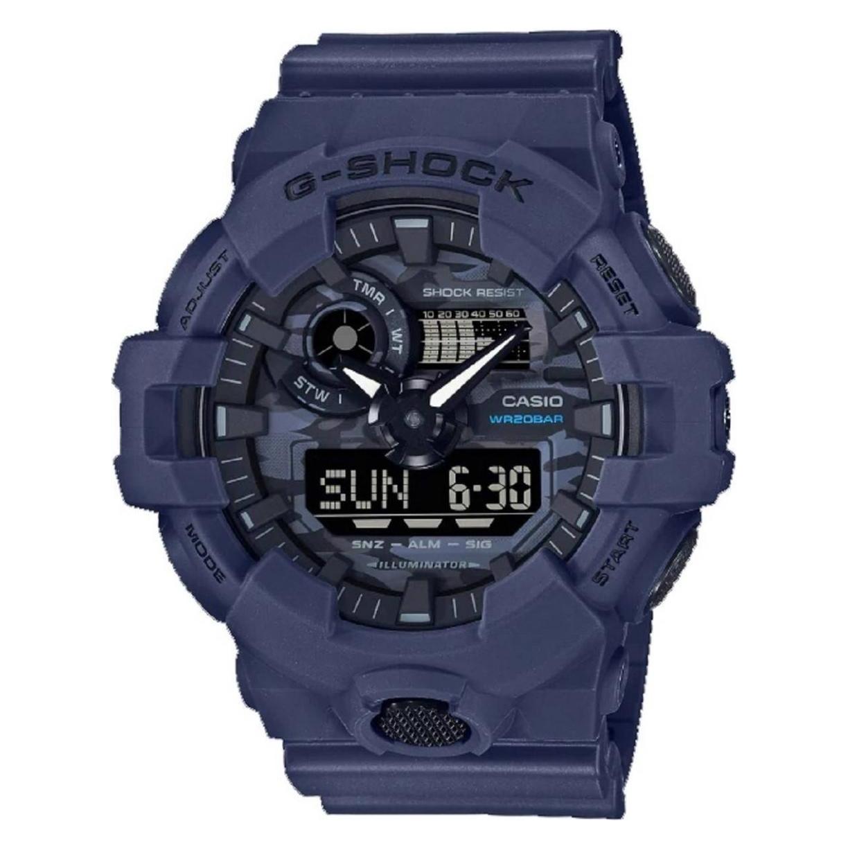 Casio Orologio Quarzo Donna, misura cassa 32.00mm con quadrante Rosa Analogico e Digitale e cinturino Nero e Argento in Cinturino in metallo AQ-800ECGG-4AEF