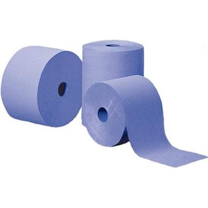 Hygoclean Putzrolle, 2-lagig, blau, 350 m, Haushaltspapier, Blau