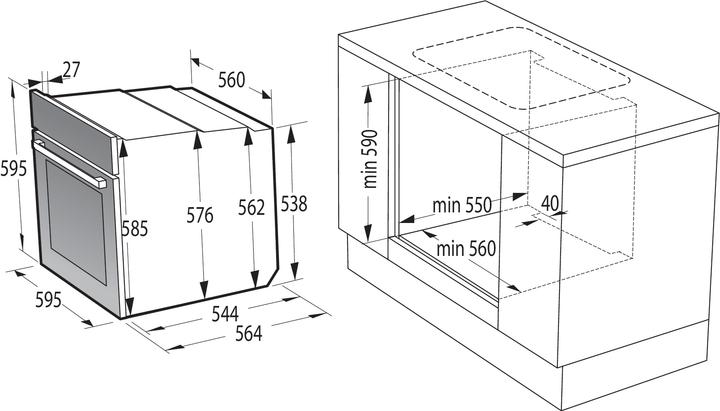 Image du produit Gorenje BC6737E02X