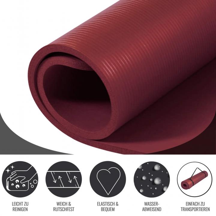 Produktbild Gorilla Sports Yogamatte (15 mm)