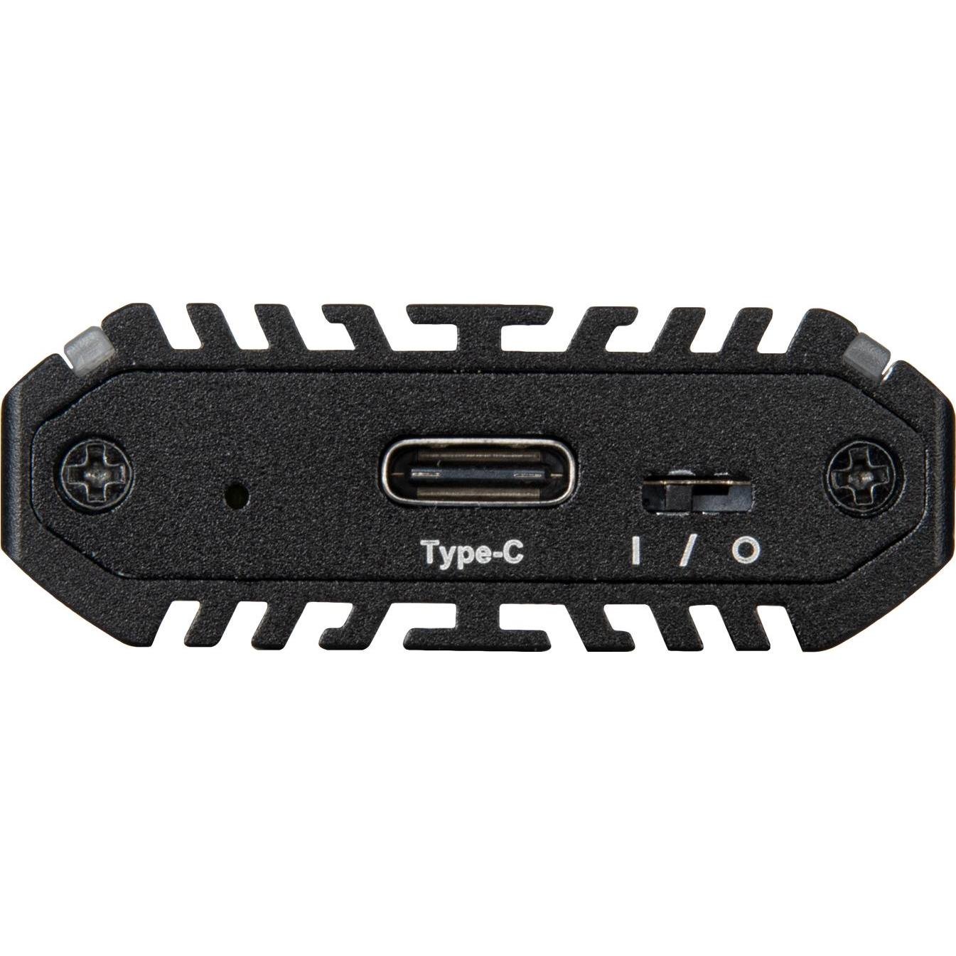 Thumbnail - Silverstone Technology SST-MS13 - USB-C-3.2-Gen2-10-Gbps-NVMe- / SATA-M.2-SSD-RGB-Gehäuse, 71175, Sc (M.2 2230), Festpla...