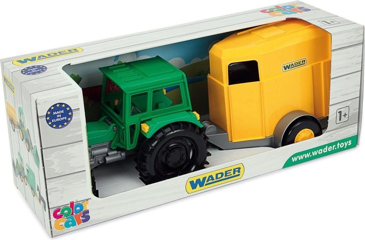 Produktbild Wader Bauerntraktor mit Pferdeanhänger im Karton